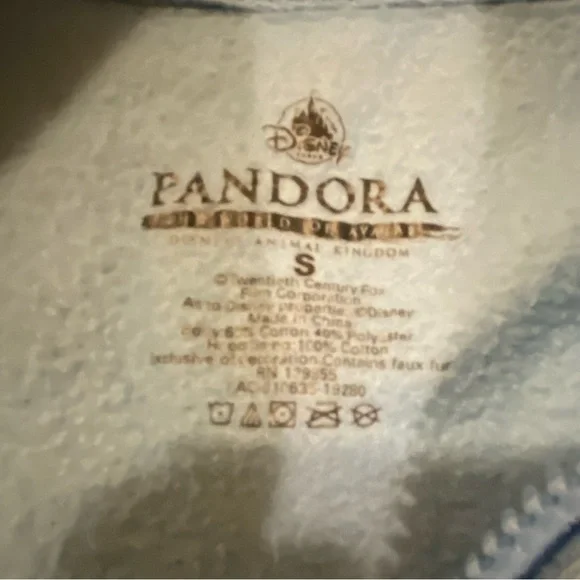 Pandora Blue Striped Zip-Up Sweatshirt - Picture 3 of 3